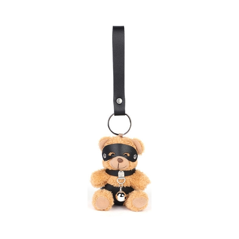 BDSMaster Ours Peluche Porte-Clés Beari Bell Noir